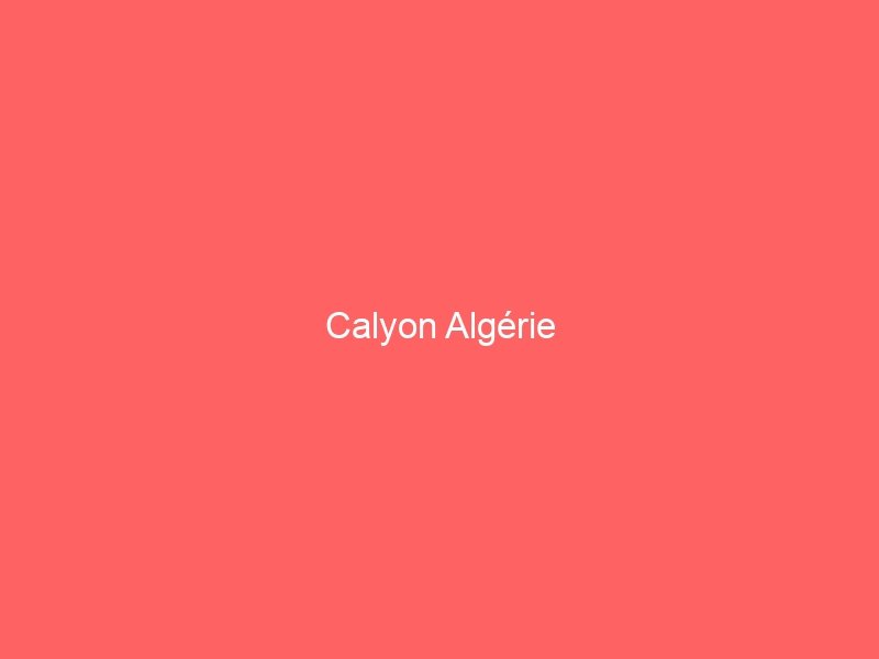 Calyon Algérie