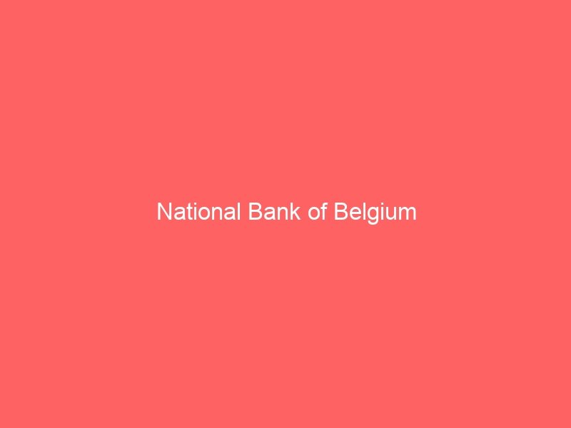 National Bank of Belgium