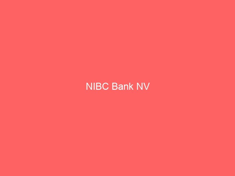 NIBC Bank NV