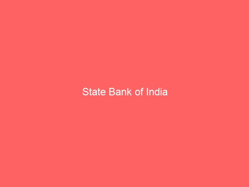State Bank of India