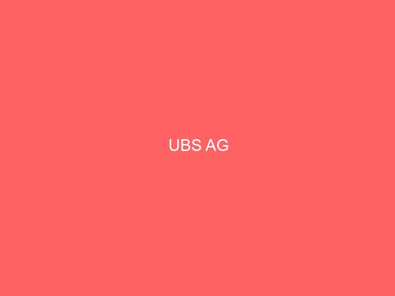 UBS AG