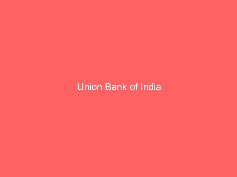 Union Bank of India