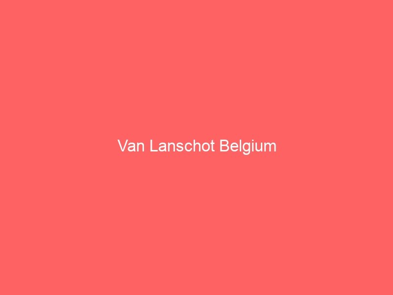 Van Lanschot Belgium