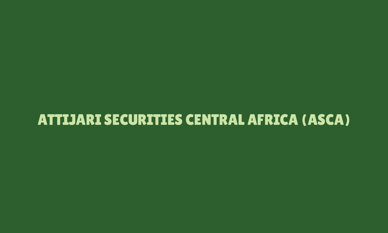 Attijari Securities Central Africa (ASCA)