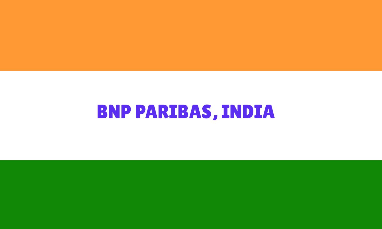 BNP Paribas, India