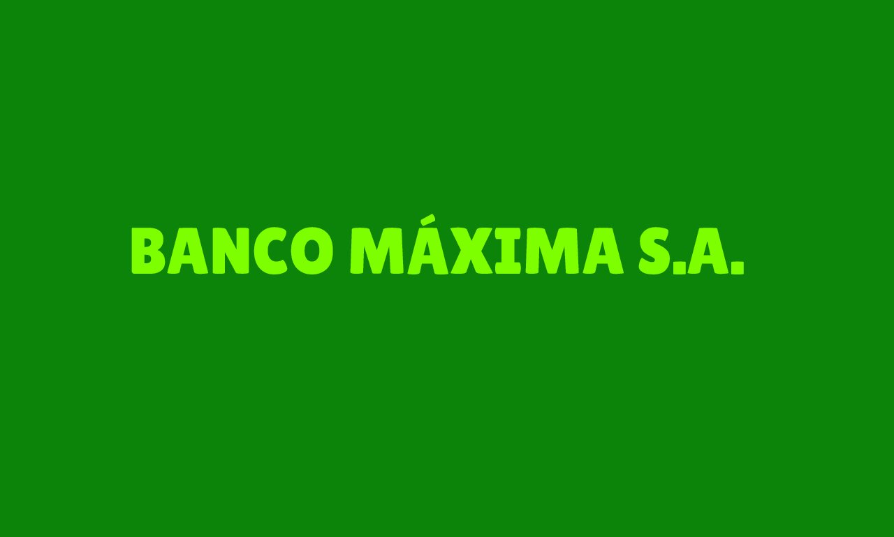 Banco Máxima S.A.