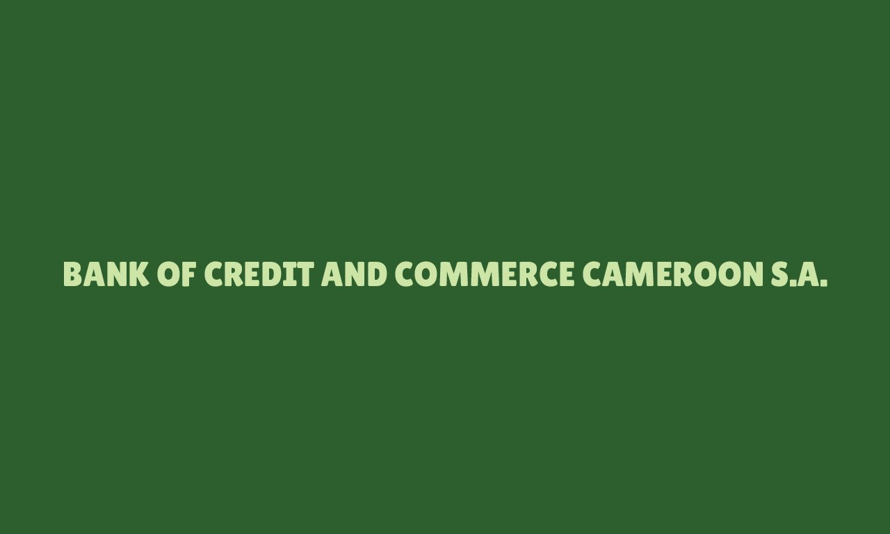 Bank of Credit and Commerce Cameroon S.A.