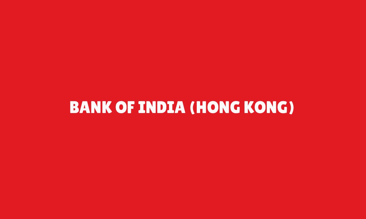 Bank of India (Hong Kong)