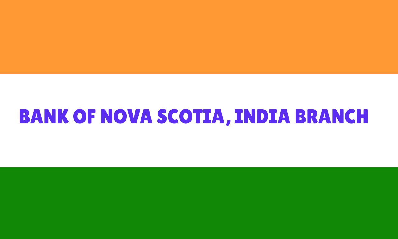 Bank of Nova Scotia, India Branch