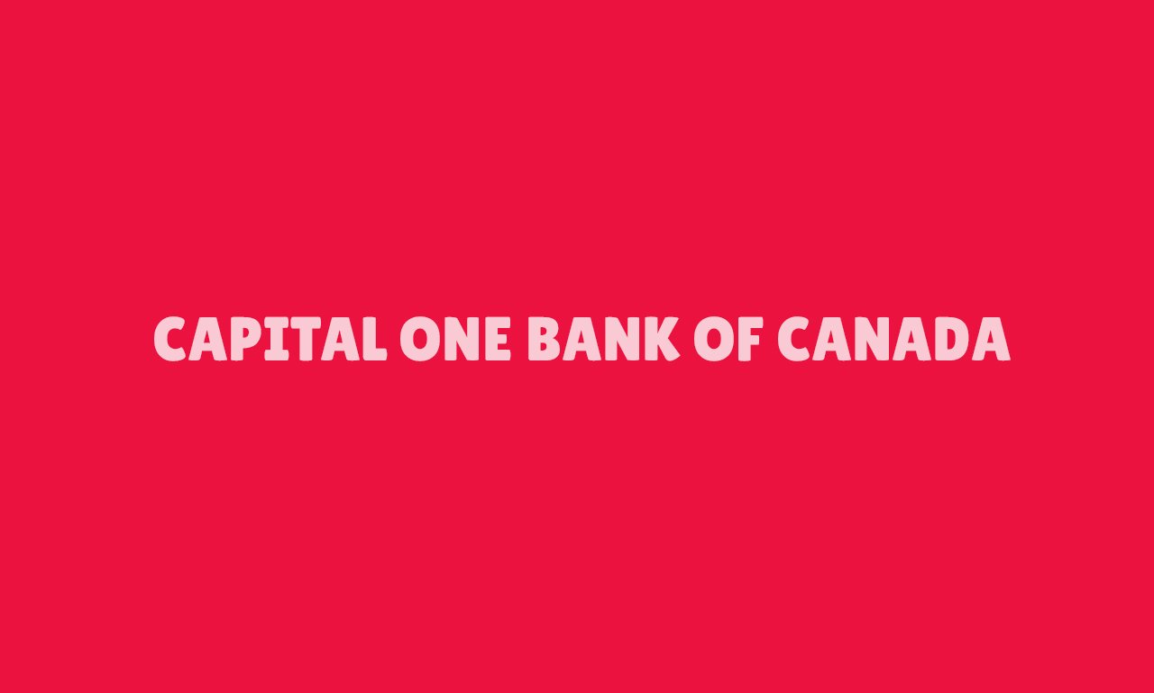 Capital One Bank of Canada