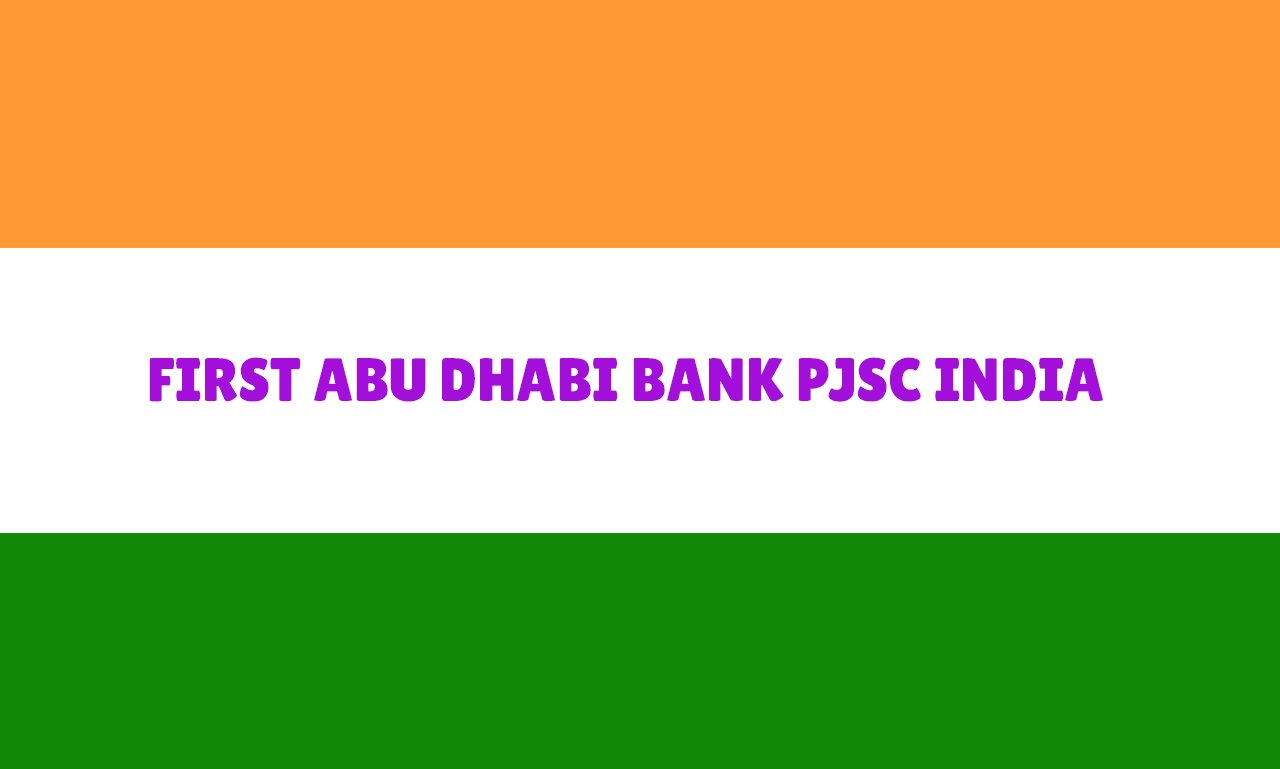 FIRST ABU DHABI BANK PJSC INDIA