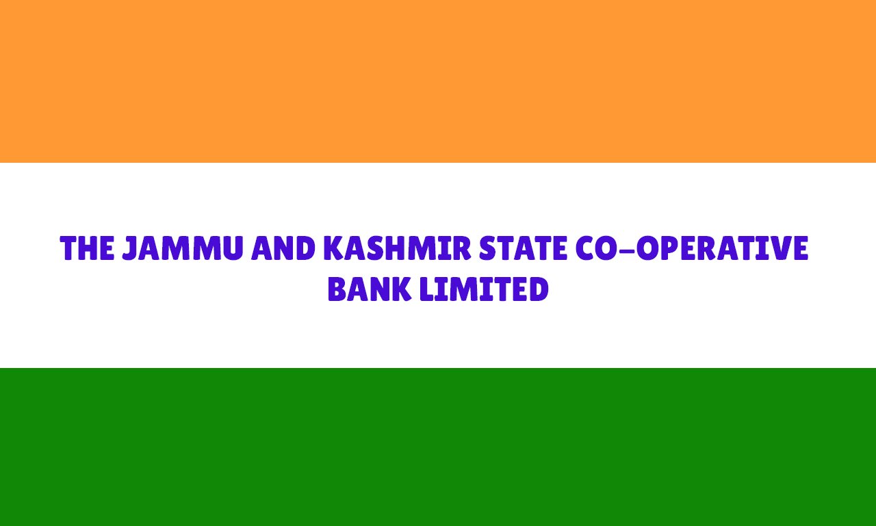 The Jammu and Kashmir State Co-operative Bank Limited