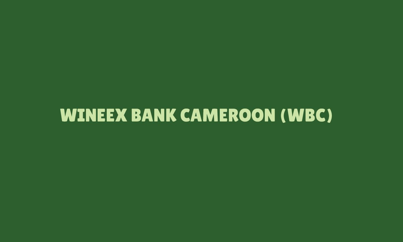Wineex Bank Cameroun (WBC)