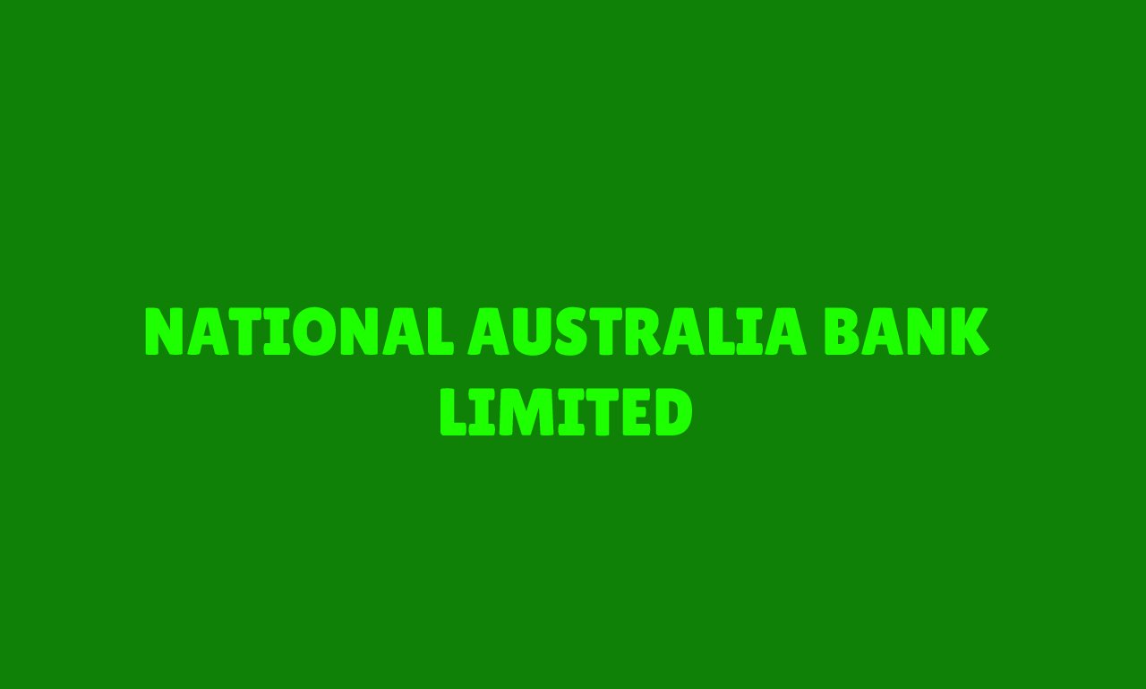 NATIONAL AUSTRALIA BANK LIMITED 